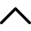 White Chevron Down